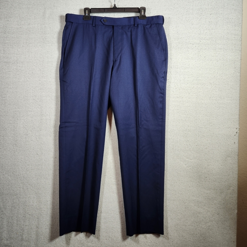 Brooks Brothets Men's 37x30 Blue Dress Pants. With Fit Stretch Wsistband